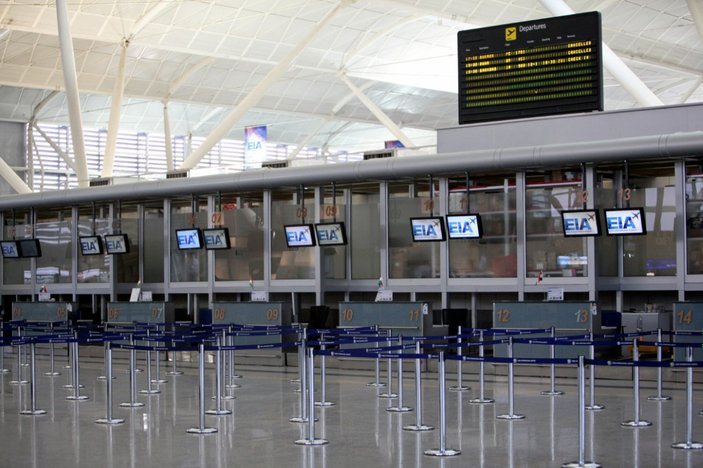 Erbil Havalimanı boş kaldı