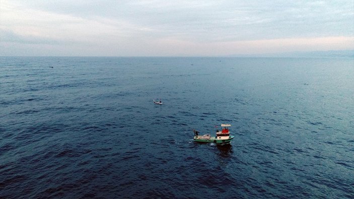 Düzce'de balıkçılar limana bol balıkla döndü