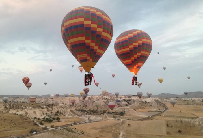 Balon turları için 10 günde 15 bin Çinli turist
