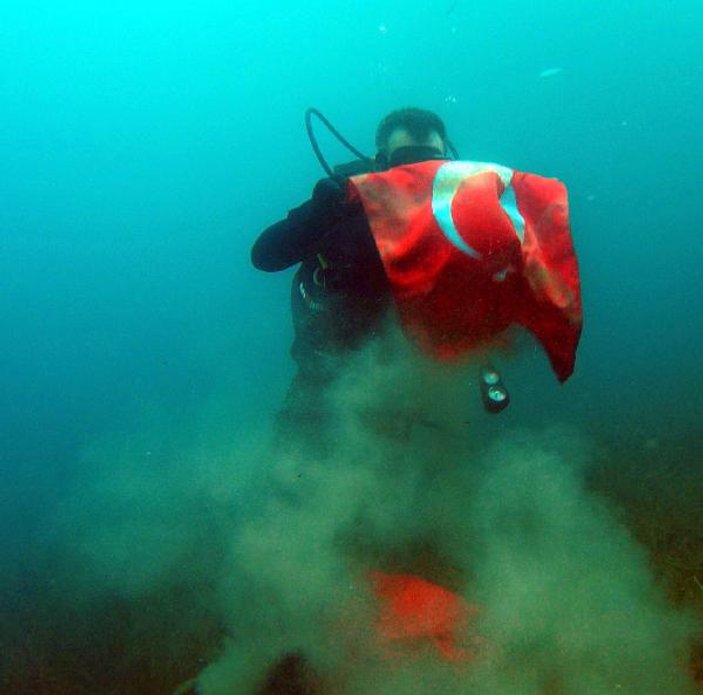 Gökova'da deniz dibi temizliği