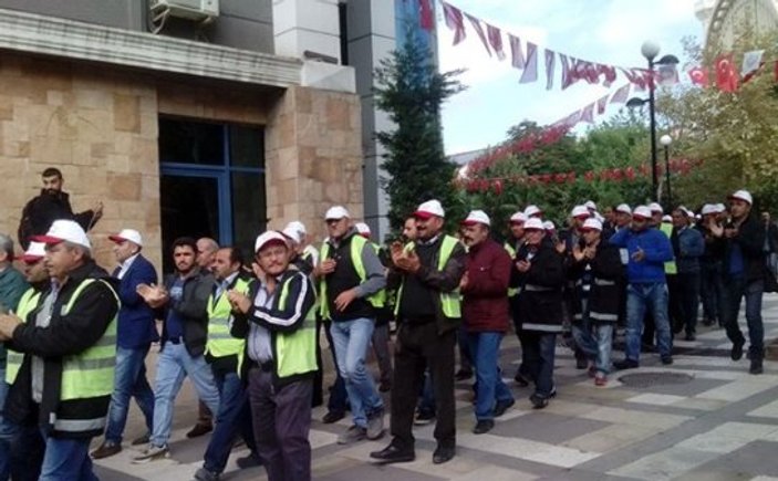 CHP'li belediye işçilerin parasını ödemedi