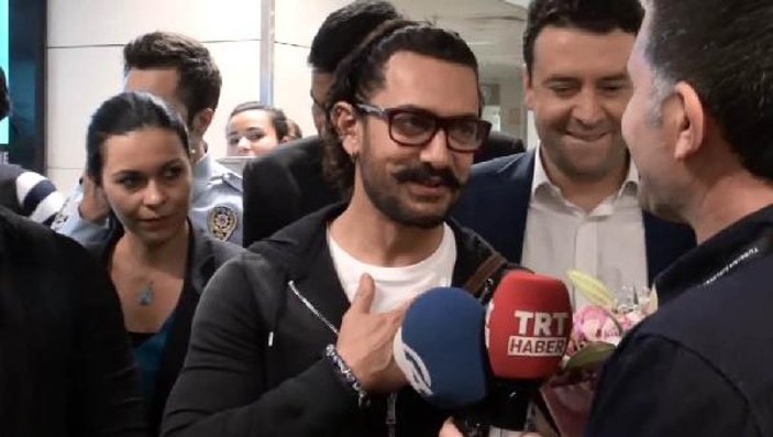 Bollywood yıldızı Aamir Khan İstanbul'da