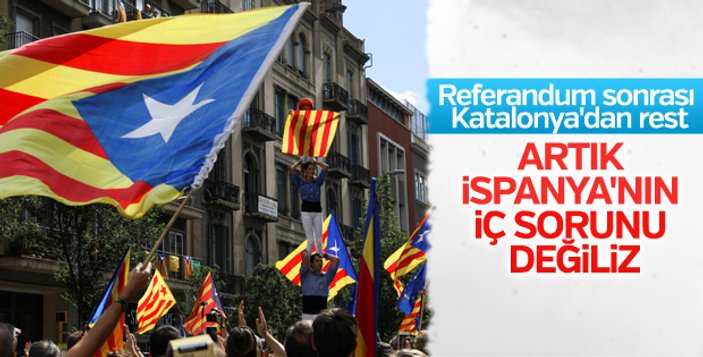 Katalonya bağımsızlığını ilan edecek