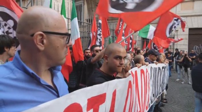 İtalya'da ırkçı protesto