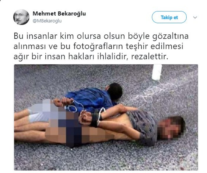 CHP'li Mehmet Bekaroğlu PKK'lı teröristlere üzüldü