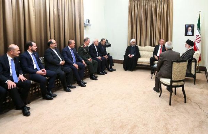 Cumhurbaşkanı Erdoğan İran dini lideri Hamaney'le görüştü