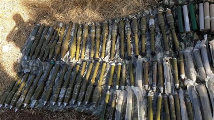 Diyarbakır'da 105 roketatar mühimmatı bulundu