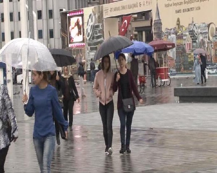 İstanbul'da hava sıcaklığı 15 derece birden düştü