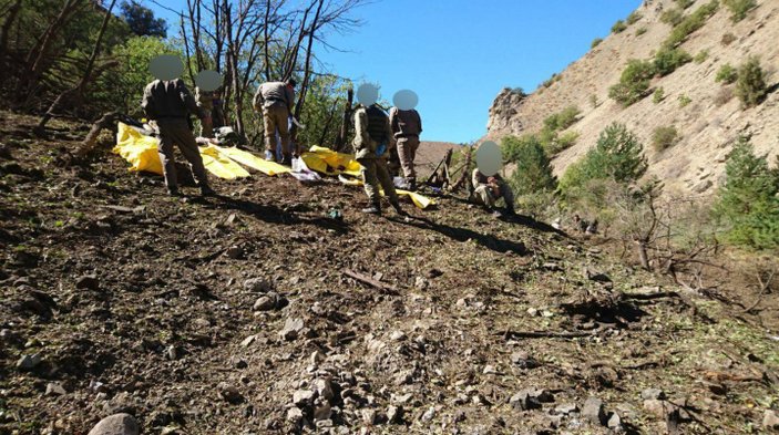 Erzincan'da SİHA'lar 5 PKK'lıyı vurdu