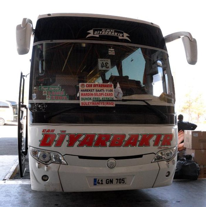 Erbil ve Süleymaniye'ye giden otobüslere rağbet arttı