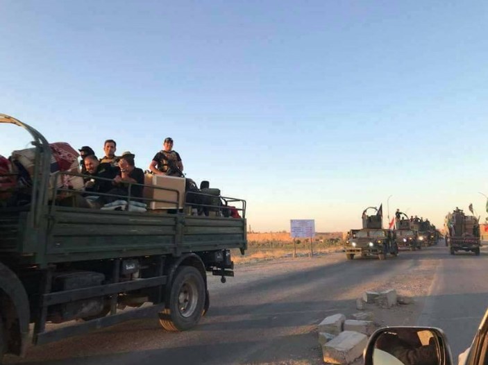 Peşmerge Duhok ve Erbil'den Musul'a giden yolları kazdı