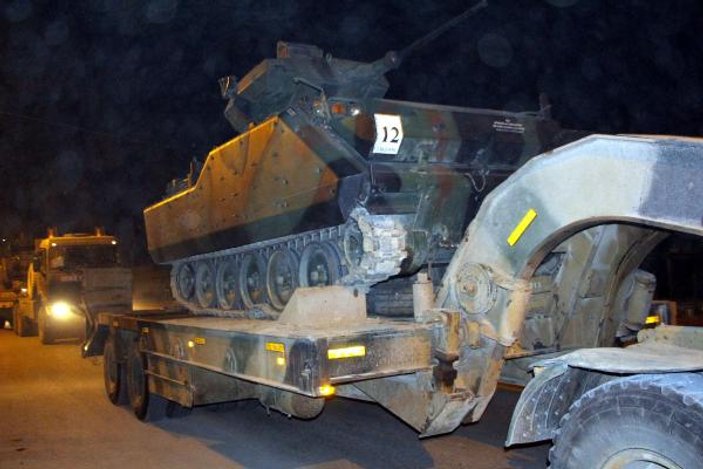 Irak sınırına tank sevkiyatı