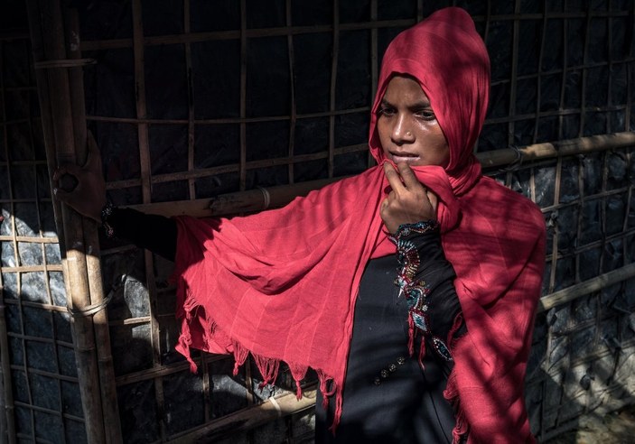 Myanmar zulmünden kaçan 20 yaşındaki Arakanlı