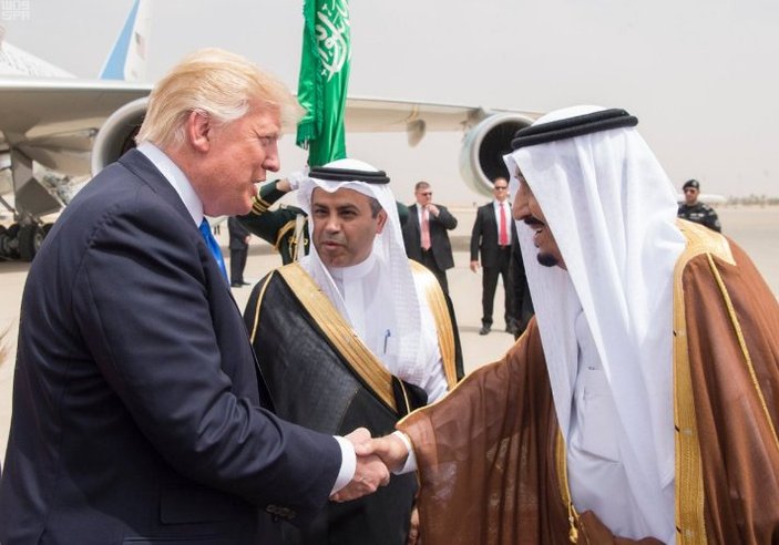Suudi Arabistan'dan ABD Başkanı Donald Trump'a destek
