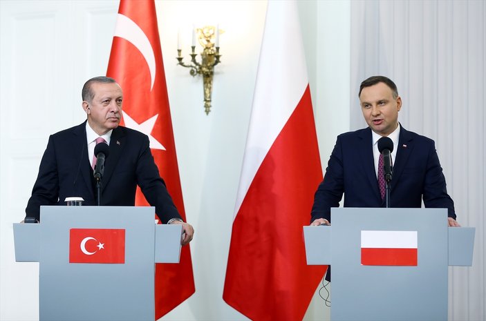Cumhurbaşkanı Erdoğan Polonya'da