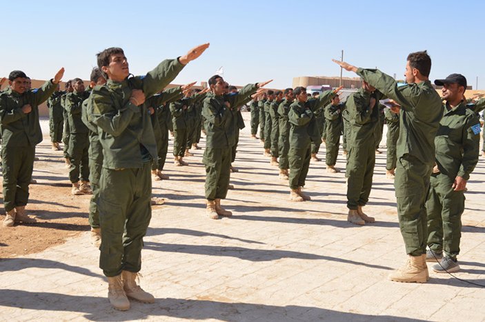 ABD'den YPG'li teröristlere asayiş eğitimi