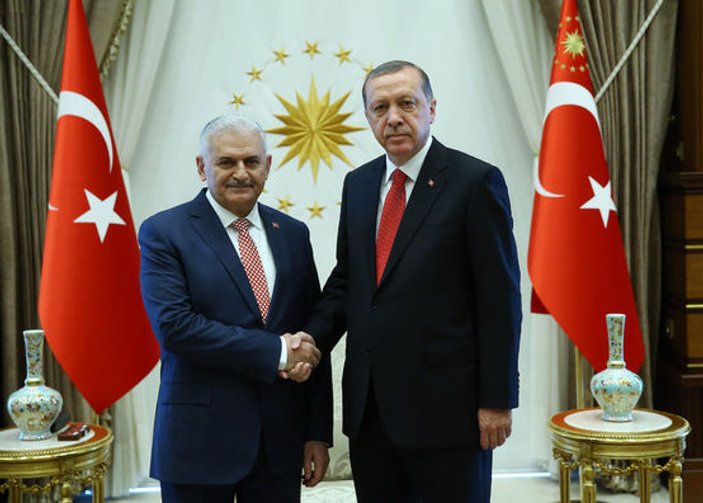 Cumhurbaşkanı Erdoğan Başbakan Yıldırım'la görüştü