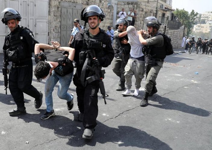 Filistin'de tutuklulara destek eylemi
