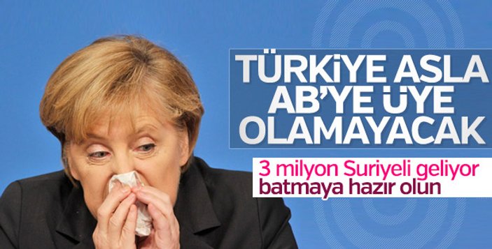 Angela Merkel'den Türkiye açıklaması