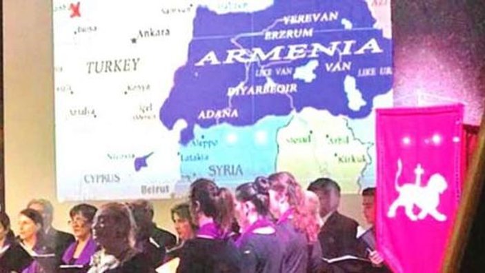 Türkiye'nin yarısını Ermenistan olarak gösterdiler
