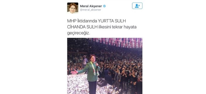 Meral Akşener'in partisinin adı: İyi Parti