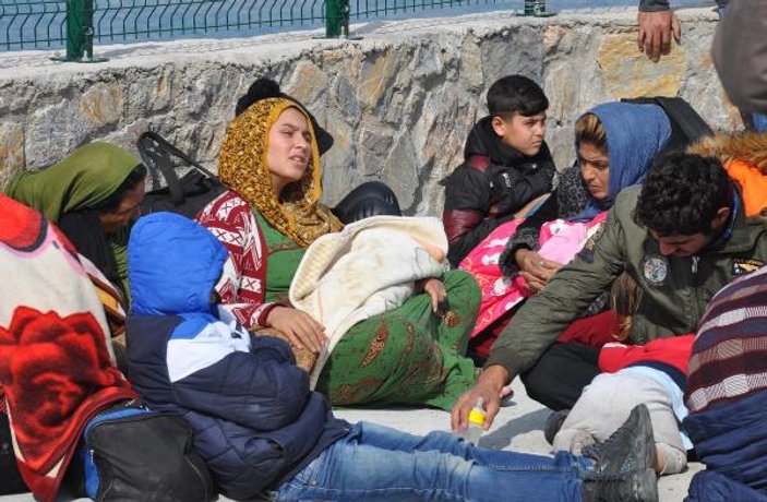 Datça'ya feribotla gelen 21 Suriyeliye gözaltı