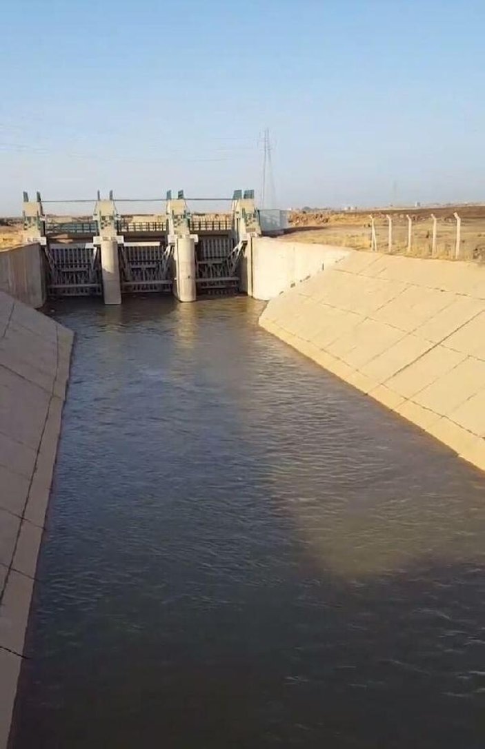 Mardin'de 221 kilometrelik 'Bereket kanalına' deneme suyu