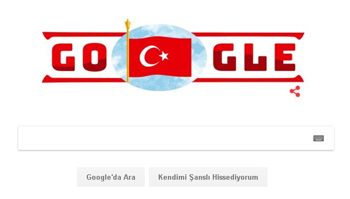 Google'dan Cumhuriyet Bayramı kutlaması