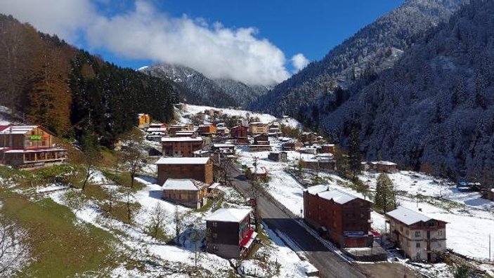 Ayder Yaylası'nda beyaz şölen