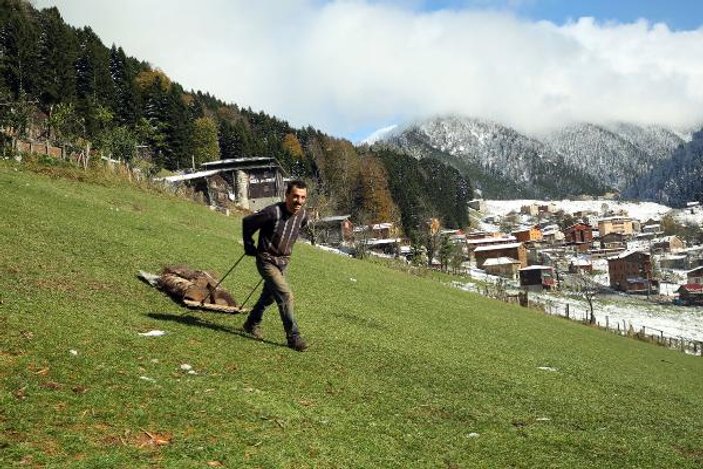 Ayder Yaylası'nda beyaz şölen