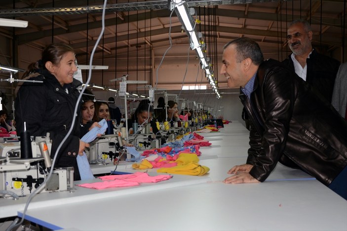Tunceli'de ilk tekstil atölyesi üretime başladı