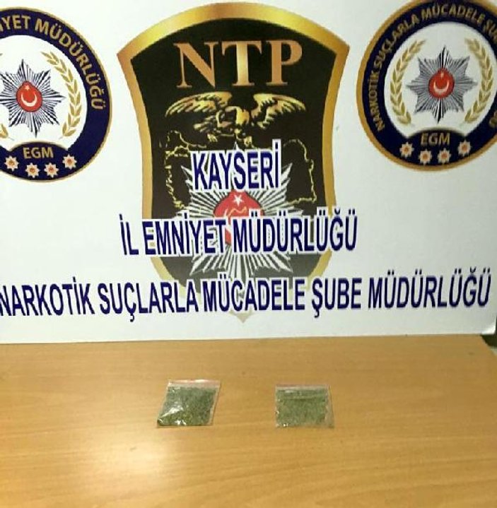 Kayseri'de uyuşturucu ticaretine 3 gözaltı
