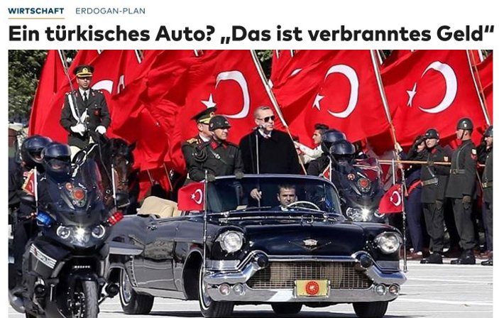 Türkiye'nin yerli otomobil atağı Almanları rahatsız etti