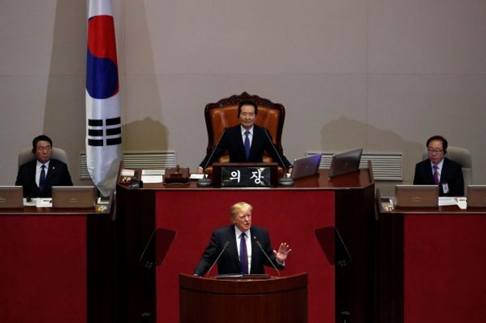 Güney Kore'de Trump arbedesi