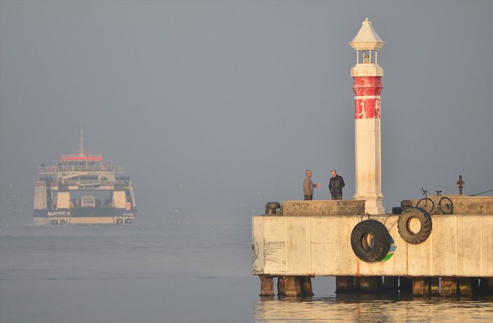 Çanakkale'de sis