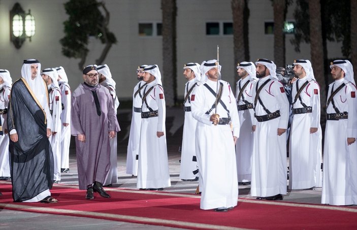 Fas Kralı 6. Muhammed Katar'da