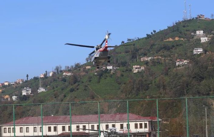 Cumhurbaşkanı Erdoğan, Ayder'i havadan inceledi