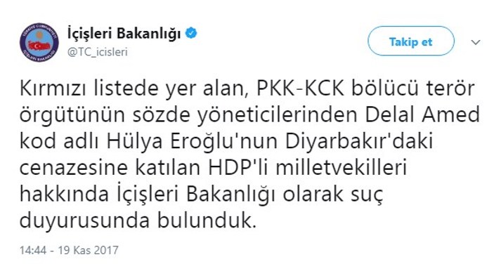 HDP'li vekiller Şırnak'ta öldürülen PKK'lının cenazesinde