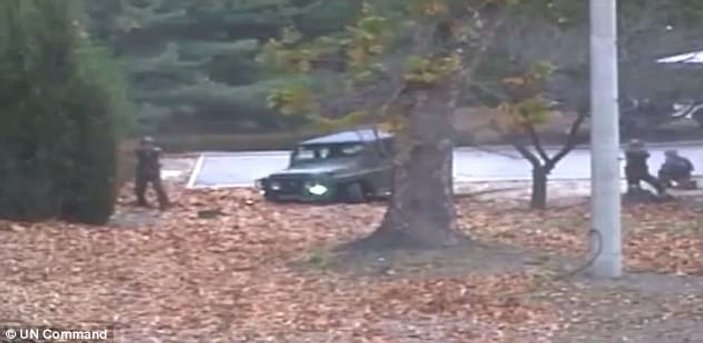 Kuzey Koreli askerin kaçış görüntüleri