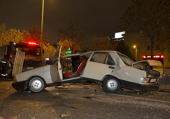 Ankara kaza: 2 yaralı