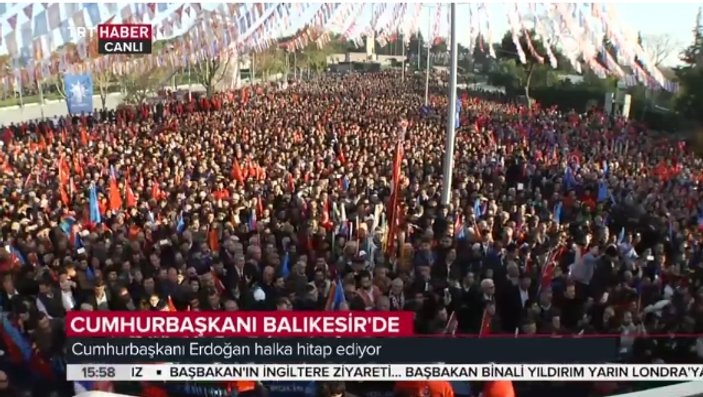 Cumhurbaşkanı Balıkesir'de konuştu