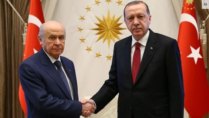 Erdoğan ve Bahçeli Türkeş'i andı
