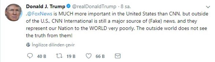 Donald Trump: CNN yalan haber kaynağı