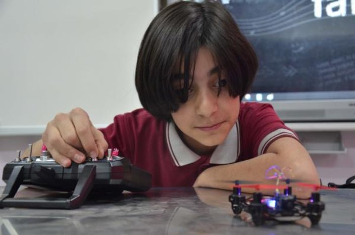 12 yaşındaki Mert'ten bomba bulan drone tasarımı