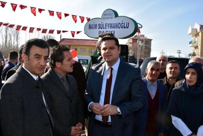 Van'da Naim Süleymanoğlu'nun adının verildiği park açıldı