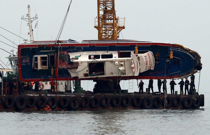 Güney Kore'de balıkçı teknesi battı