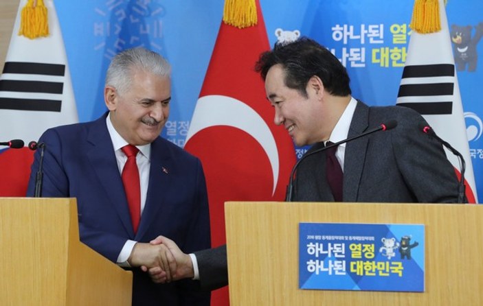Başbakan Yıldırım'dan Güney Kore'de açıklamalar