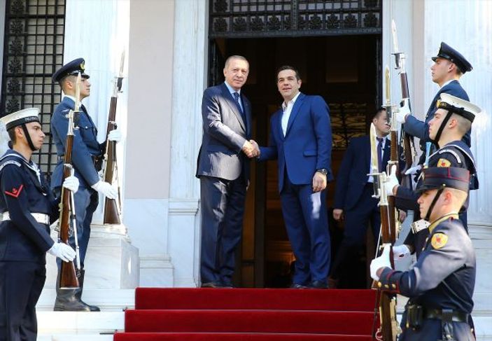 Erdoğan-Çipras görüşmesi