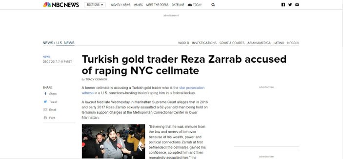 Reza Zarrab’a tecavüz davası açan kişinin kimliği