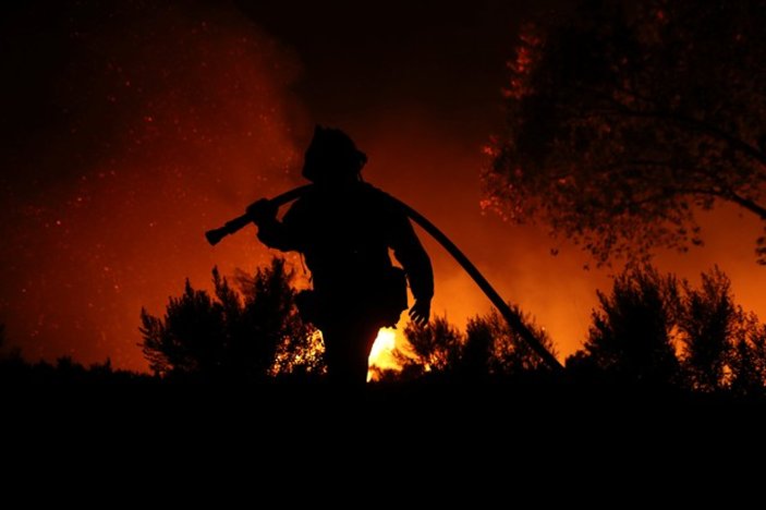 Kaliforniya'daki orman yangını durdurulamıyor